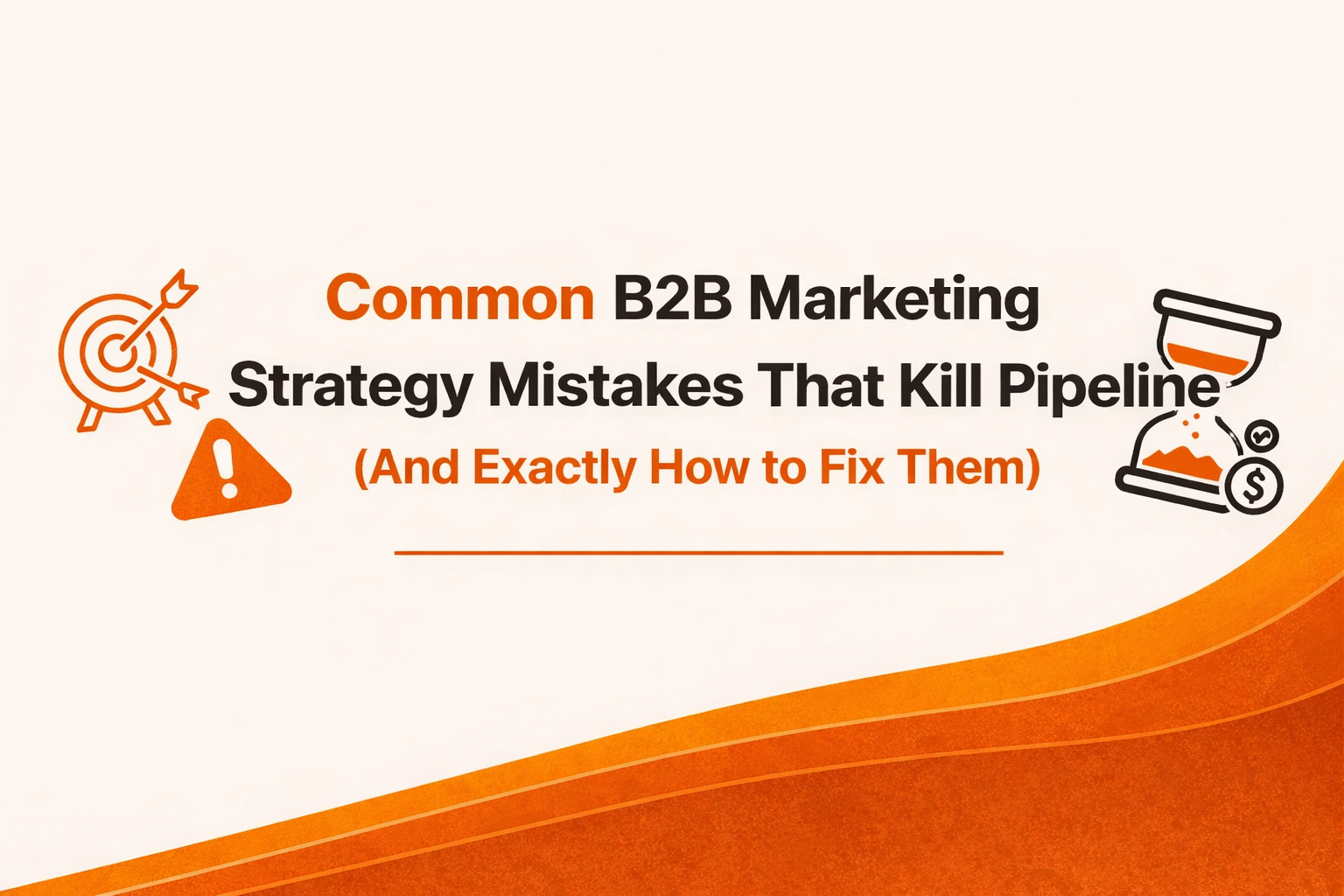 Common B2B Marketing Strategy Mistakes That Kill Pipeline